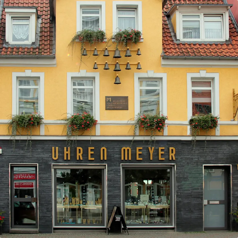 Uhren Meyer Ladenfront in Magdeburg