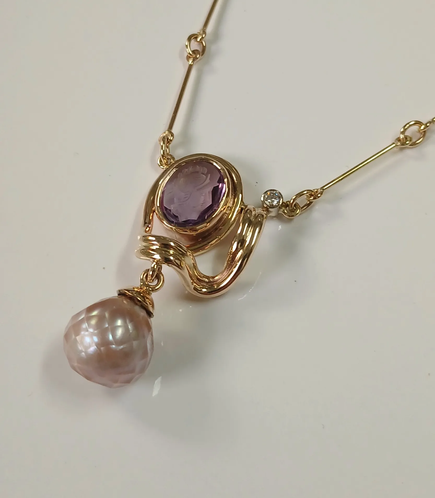 Collier mit Amethyst